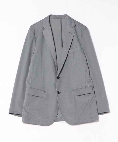TAKA-Q（タカキュー）の「【ストレッチ 手洗い可能】タカキュー ポンチ 2ボタンジャケット ライトグレー(セットアップ可能)（スーツジャケット・メンズ・ライトグレー・3L/X-LARGE/LARGE/MEDIUM/S）」の2枚目の写真
