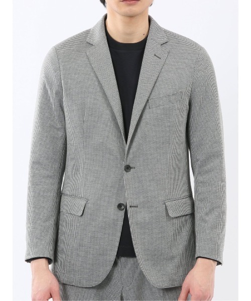 TAKA-Q（タカキュー）の「【ストレッチ 手洗い可能】タカキュー ポンチ 2ボタンジャケット ライトグレー(セットアップ可能)（スーツジャケット・メンズ・ライトグレー・3L/X-LARGE/LARGE/MEDIUM/S）」の5枚目の写真