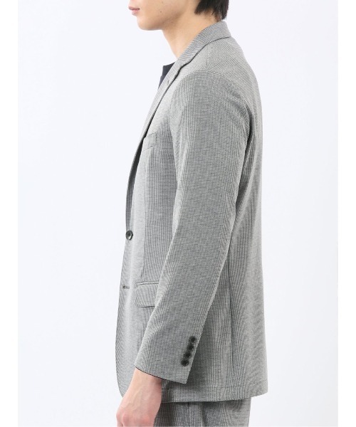 TAKA-Q（タカキュー）の「【ストレッチ 手洗い可能】タカキュー ポンチ 2ボタンジャケット ライトグレー(セットアップ可能)（スーツジャケット・メンズ・ライトグレー・3L/X-LARGE/LARGE/MEDIUM/S）」の6枚目の写真