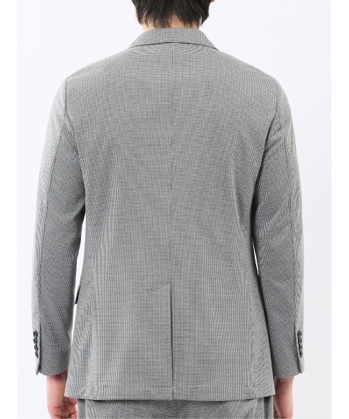 TAKA-Q（タカキュー）の「【ストレッチ 手洗い可能】タカキュー ポンチ 2ボタンジャケット ライトグレー(セットアップ可能)（スーツジャケット・メンズ・ライトグレー・3L/X-LARGE/LARGE/MEDIUM/S）」の7枚目の写真