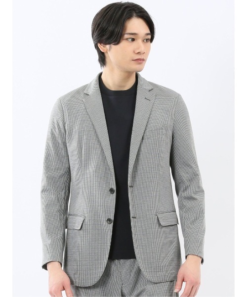 TAKA-Q（タカキュー）の「【ストレッチ 手洗い可能】タカキュー ポンチ 2ボタンジャケット ライトグレー(セットアップ可能)（スーツジャケット・メンズ・ライトグレー・3L/X-LARGE/LARGE/MEDIUM/S）」の10枚目の写真