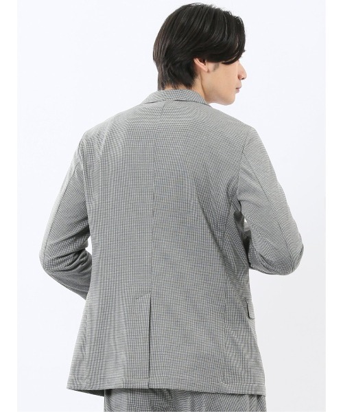 TAKA-Q（タカキュー）の「【ストレッチ 手洗い可能】タカキュー ポンチ 2ボタンジャケット ライトグレー(セットアップ可能)（スーツジャケット・メンズ・ライトグレー・3L/X-LARGE/LARGE/MEDIUM/S）」の11枚目の写真
