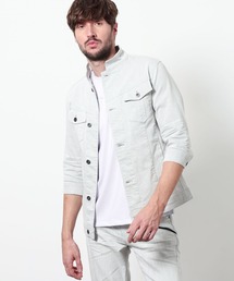 HIDEAWAYS NICOLE | ライトオンスストレッチデニム7分袖Gジャン(その他アウター)