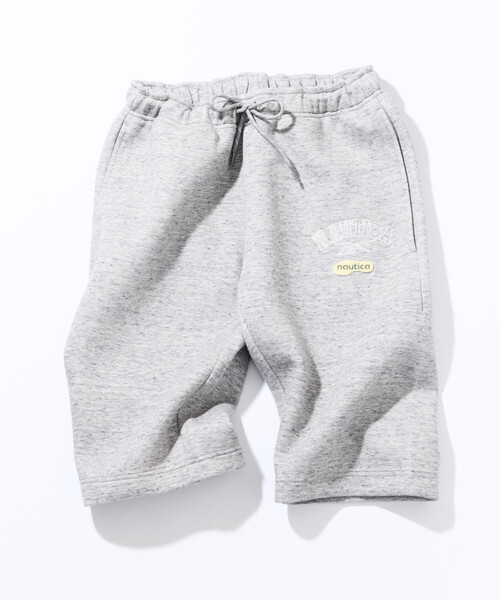 FREAK'S STORE(フリークスストア)の「Reebok × NAUTICA/リーボック × ノーティカ 【Exclusive】ボンディング カプリパンツ/ハーフパンツ(スウェットパンツ・レディース・ブラウン/ブラック/杢グレー・フリ-)」の1枚目の写真