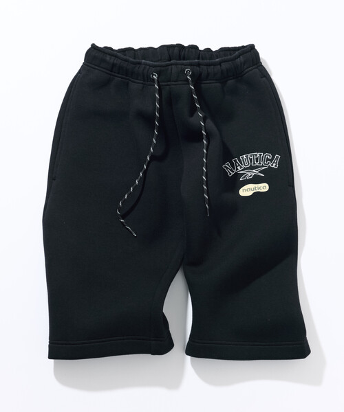 FREAK'S STORE(フリークスストア)の「Reebok × NAUTICA/リーボック × ノーティカ 【Exclusive】ボンディング カプリパンツ/ハーフパンツ(スウェットパンツ・レディース・ブラウン/ブラック/杢グレー・フリ-)」の2枚目の写真