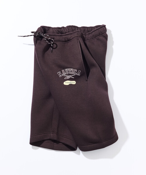 FREAK'S STORE(フリークスストア)の「Reebok × NAUTICA/リーボック × ノーティカ 【Exclusive】ボンディング カプリパンツ/ハーフパンツ(スウェットパンツ・レディース・ブラウン/ブラック/杢グレー・フリ-)」の9枚目の写真