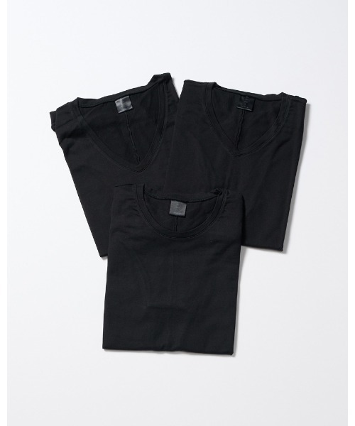 wjk（ダヴルジェイケイ）の「3 in pack-T S/S（Tシャツ/カットソー・メンズ・ホワイト/ブラック・SMALL/X-LARGE/MEDIUM/LARGE）」の5枚目の写真