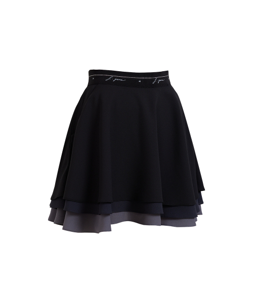 J.JANE(ジェイジェーン)の「カンカンフレアスカート (ブラック)(スカート・レディース・ブラック・S/M/XS)」の3枚目の写真