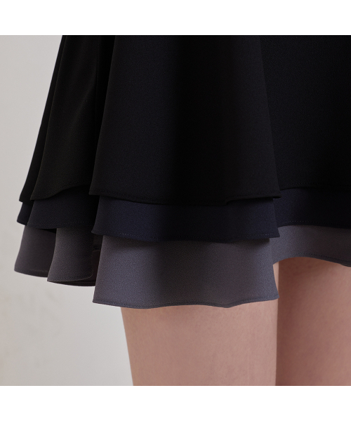 J.JANE(ジェイジェーン)の「カンカンフレアスカート (ブラック)(スカート・レディース・ブラック・S/M/XS)」の7枚目の写真