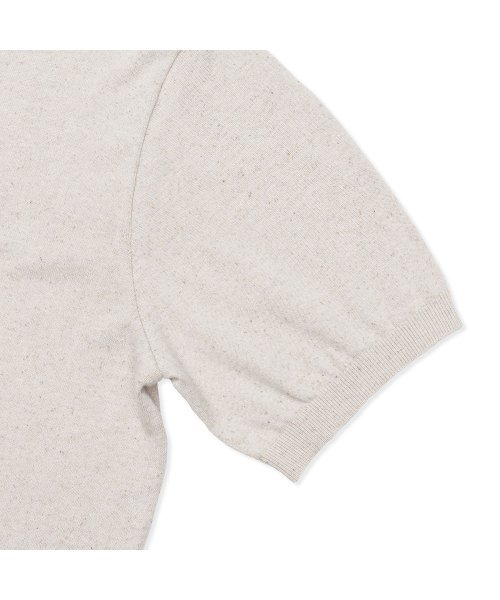 PRODESHIRT(プロデシャツ)の「ヴィンテージソフトリネンオープンカラー ニット (マーブルベージュ)(ニット/セーター・メンズ・その他・M/L/XL)」の3枚目の写真