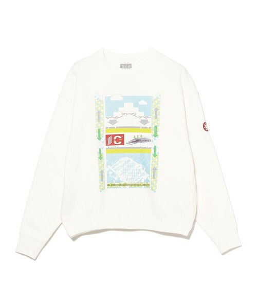 C.E(シーイー)の「C.E / AS Objects from shapes CREW NECK(スウェット・メンズ・ホワイト・XL/L/M)」の2枚目の写真