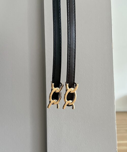 Thevon（ゼボン）の「変形バックルベルト（ベルト・レディース・ブラック/ブラウン・FREE）」の11枚目の写真