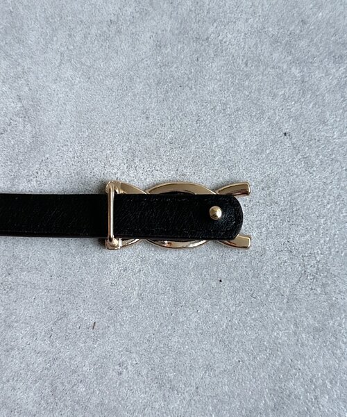 Thevon（ゼボン）の「変形バックルベルト（ベルト・レディース・ブラック/ブラウン・FREE）」の13枚目の写真