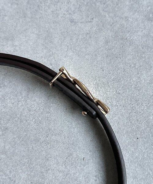 Thevon（ゼボン）の「変形バックルベルト（ベルト・レディース・ブラック/ブラウン・FREE）」の15枚目の写真