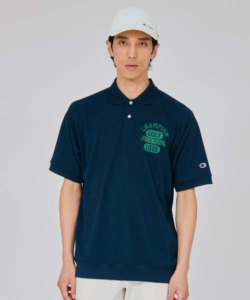 Cph/Golf ネイビーシャツ medium ポロシャツ セール】【Champion/チャンピオン】メンズ GOLF ショートスリーブ