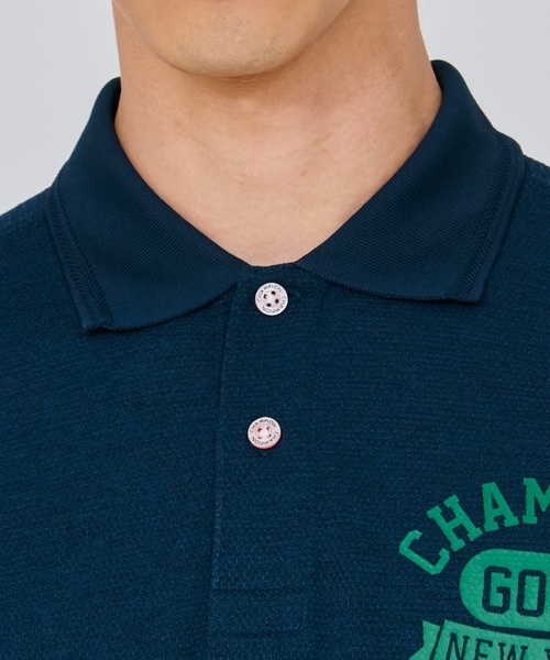 Champion Golf（チャンピオンゴルフ）の「【Champion/チャンピオン】メンズ GOLF ショートスリーブポロシャツ（ポロシャツ・メンズ・ネイビー/ブラック/オフホワイト・X-LARGE/LARGE/MEDIUM）」の6枚目の写真