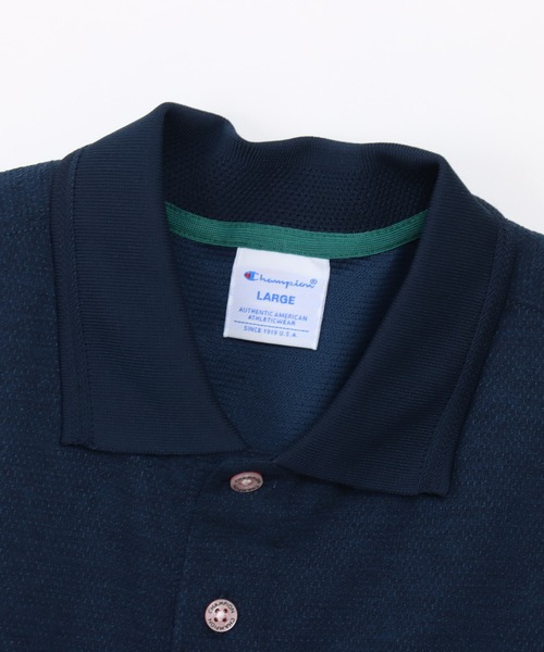 Champion Golf（チャンピオンゴルフ）の「【Champion/チャンピオン】メンズ GOLF ショートスリーブポロシャツ（ポロシャツ・メンズ・ネイビー/ブラック/オフホワイト・X-LARGE/LARGE/MEDIUM）」の13枚目の写真