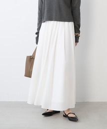 MICA&DEAL | ボイルタックギャザーロングスカート(スカート)