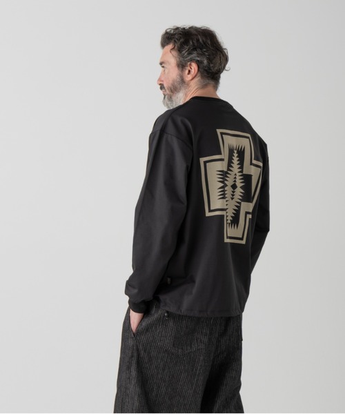 PENDLETON（ペンドルトン）の「バックプリント・L/S・ティ（Tシャツ/カットソー・メンズ・オフホワイト/ピンク系その他/カーキ/ブラック/ブルーグレー・SMALL/MEDIUM/LARGE/X-LARGE）」の3枚目の写真
