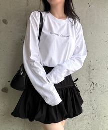 プリントロゴロンT/長袖Tシャツ