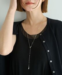 YECCA VECCA（イェッカヴェッカ）の「ドロップパーツスライドラリエット（ネックレス）」