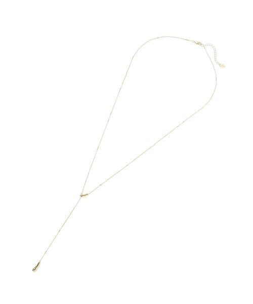 YECCA VECCA(イェッカヴェッカ)の「ドロップパーツスライドラリエット(ネックレス・レディース・シルバー/ゴールド・FREE)」の5枚目の写真