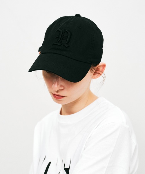 NOISE MAKER（ノイズメーカー）の「フリーフォームNロゴ立体刺繍キャップ（キャップ・レディース・ベージュ/ホワイト/ブラック/グレー・FREE）」の9枚目の写真