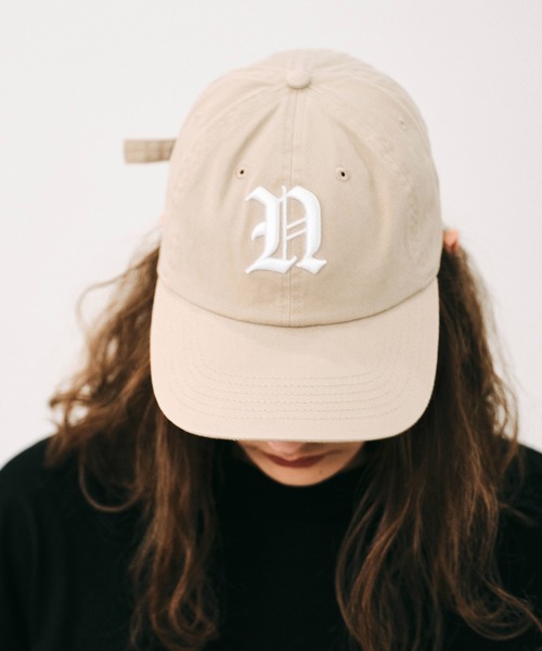 NOISE MAKER（ノイズメーカー）の「フリーフォームNロゴ立体刺繍キャップ（キャップ・レディース・ベージュ/ホワイト/ブラック/グレー・FREE）」の19枚目の写真