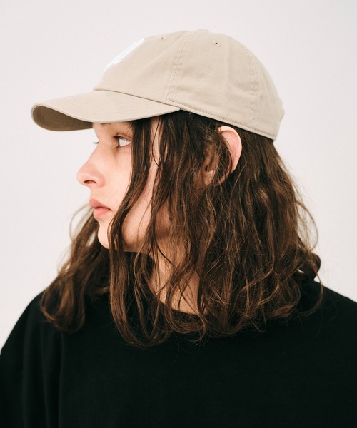 NOISE MAKER（ノイズメーカー）の「フリーフォームNロゴ立体刺繍キャップ（キャップ・レディース・ベージュ/ホワイト/ブラック/グレー・FREE）」の18枚目の写真