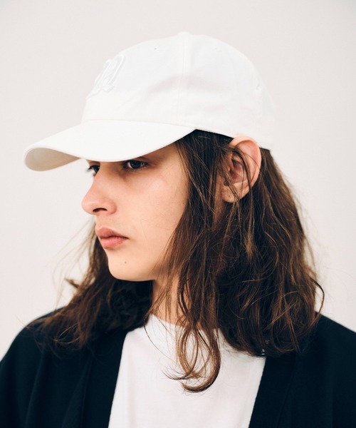 NOISE MAKER（ノイズメーカー）の「フリーフォームNロゴ立体刺繍キャップ（キャップ・レディース・ベージュ/ホワイト/ブラック/グレー・FREE）」の8枚目の写真