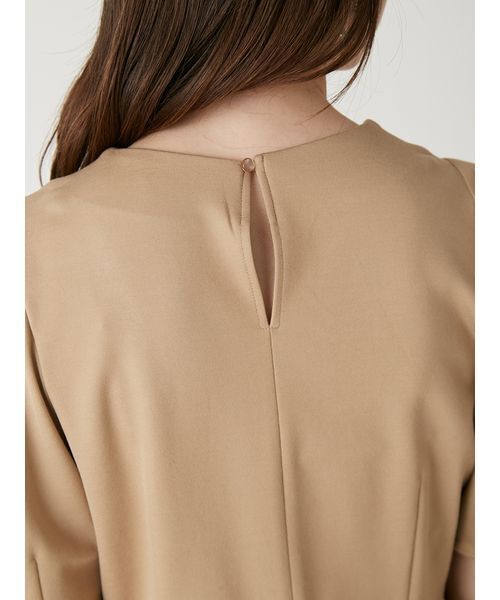 FRAY I.D（フレイアイディー）の「ドッキングペプラムカットソー（Tシャツ/カットソー・レディース・ブルー/ブラック/ベージュ/ホワイト・F）」の16枚目の写真
