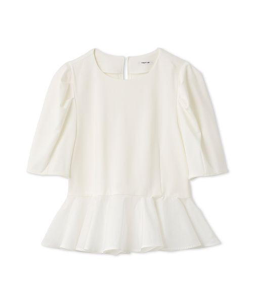 FRAY I.D（フレイアイディー）の「ドッキングペプラムカットソー（T