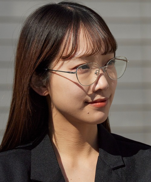 AIM(エイム)の「aim/エイム aloe バタフライシェイプ メガネ クリアレンズ 2026年春夏(メガネ・レディース・シルバー/ゴールド・FREE)」の18枚目の写真