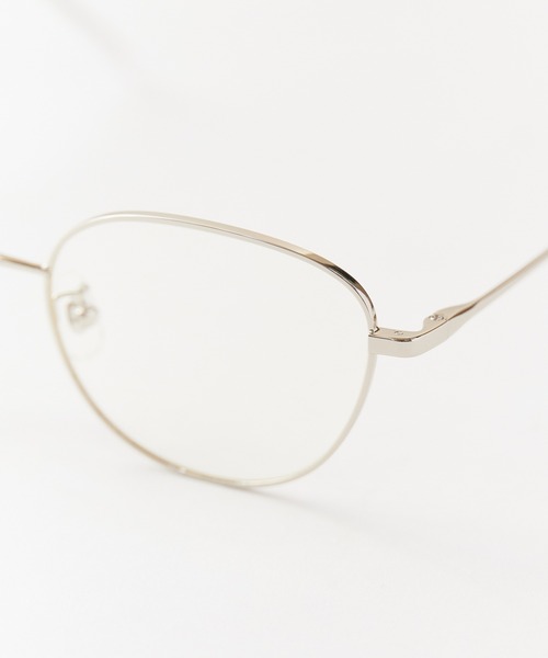 AIM(エイム)の「aim/エイム aloe バタフライシェイプ メガネ クリアレンズ 2026年春夏(メガネ・レディース・シルバー/ゴールド・FREE)」の11枚目の写真