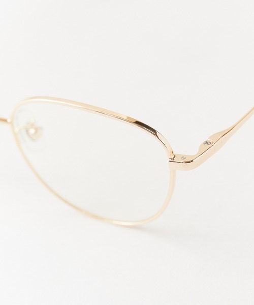 AIM(エイム)の「aim/エイム aloe バタフライシェイプ メガネ クリアレンズ 2026年春夏(メガネ・レディース・シルバー/ゴールド・FREE)」の5枚目の写真