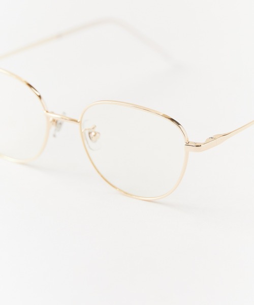 AIM(エイム)の「aim/エイム aloe バタフライシェイプ メガネ クリアレンズ 2026年春夏(メガネ・レディース・シルバー/ゴールド・FREE)」の4枚目の写真