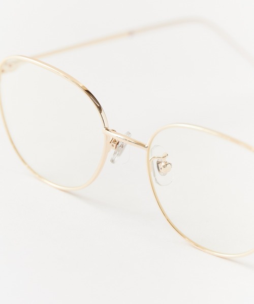 AIM(エイム)の「aim/エイム aloe バタフライシェイプ メガネ クリアレンズ 2026年春夏(メガネ・レディース・シルバー/ゴールド・FREE)」の3枚目の写真