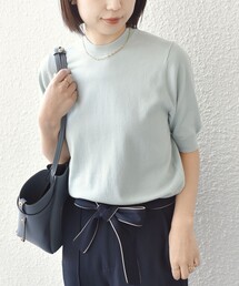SHIPS Colors | SHIPS Colors:〈接触冷感・手洗い可能〉14ゲージ 5分袖 ニット◇(ニット/セーター)