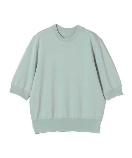 SHIPS Colors(シップス カラーズ)の「SHIPS Colors:〈接触冷感・手洗い可能〉14ゲージ 5分袖 ニット◇(ニット/セーター・レディース・ネイビー/ライトグレー/ピンク/ライトブルー・ONE SIZE)」の14枚目の写真