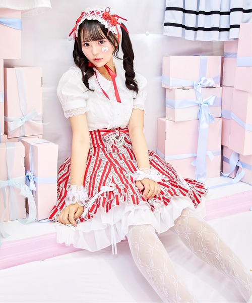 BODYLINE(ボディライン)の「うさみみドットレースのフリルブラウス(シャツ/ブラウス・レディース・オフホワイト・M/L/2L/4L)」の19枚目の写真