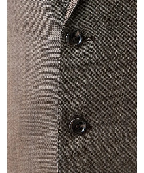 Perfect Suit FActory(パーフェクトスーツファクトリー)の「デニムライクウールジャケット【セットアップ対応】(スーツジャケット・メンズ・ブルー/カーキ/ベージュ・L/M)」の13枚目の写真