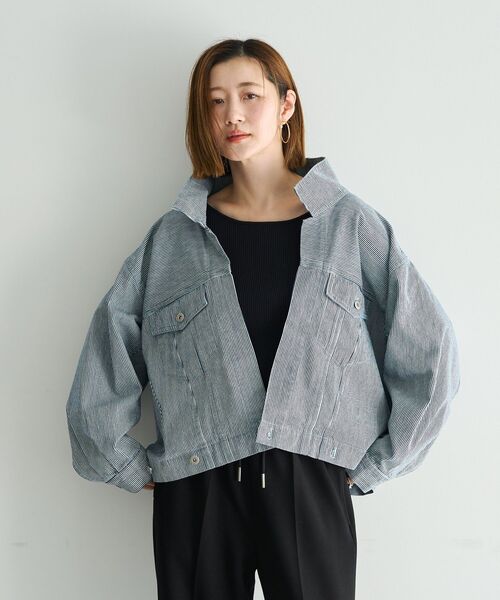 Editt by YECCA VECCA（エディットバイイェッカヴェッカ）の「2wayインバーテッドジャケット（デニムジャケット・レディース・その他・FREE）」の15枚目の写真