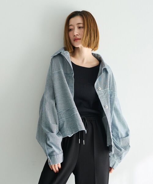 Editt by YECCA VECCA（エディットバイイェッカヴェッカ）の「2wayインバーテッドジャケット（デニムジャケット・レディース・その他・FREE）」の16枚目の写真