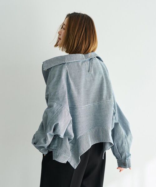 Editt by YECCA VECCA（エディットバイイェッカヴェッカ）の「2wayインバーテッドジャケット（デニムジャケット・レディース・その他・FREE）」の18枚目の写真