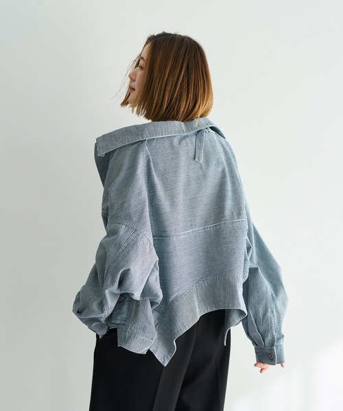 Editt by YECCA VECCA（エディットバイイェッカヴェッカ）の「2wayインバーテッドジャケット（デニムジャケット・レディース・その他・FREE）」の20枚目の写真