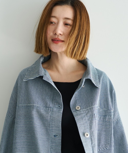 Editt by YECCA VECCA（エディットバイイェッカヴェッカ）の「2wayインバーテッドジャケット（デニムジャケット・レディース・その他・FREE）」の21枚目の写真