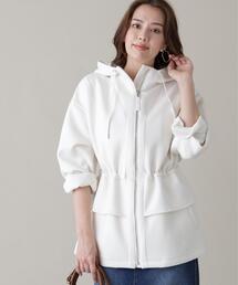 PINKY&DIANNE（ピンキーアンドダイアン）の「◆ウエストフレアダンボールフーディー（ブルゾン）」