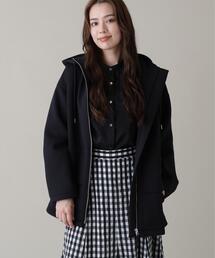 PINKY&DIANNE（ピンキーアンドダイアン）の「◆ウエストフレアダンボールフーディー（ブルゾン）」