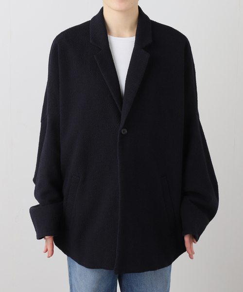 JOURNAL STANDARD LUXE（ジャーナルスタンダード　ラックス）の「MIXツィードジャケット（その他アウター・レディース・ネイビー・FREE）」の9枚目の写真