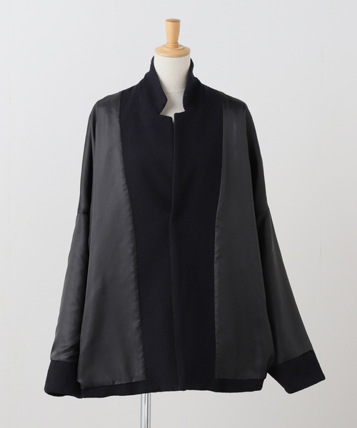 JOURNAL STANDARD LUXE（ジャーナルスタンダード　ラックス）の「MIXツィードジャケット（その他アウター・レディース・ネイビー・FREE）」の3枚目の写真